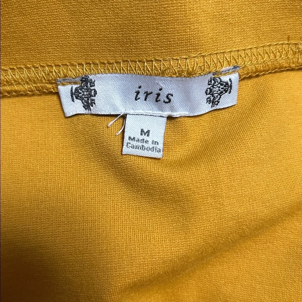 Iris Mustard Pencil Skirt size M